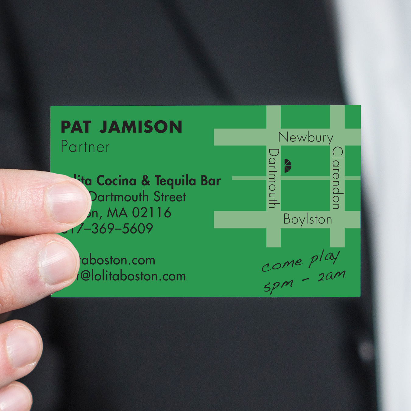 Lolilta rebrand - business card